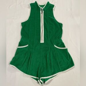 Anthropologie | Daily Practice Romper | Green | S